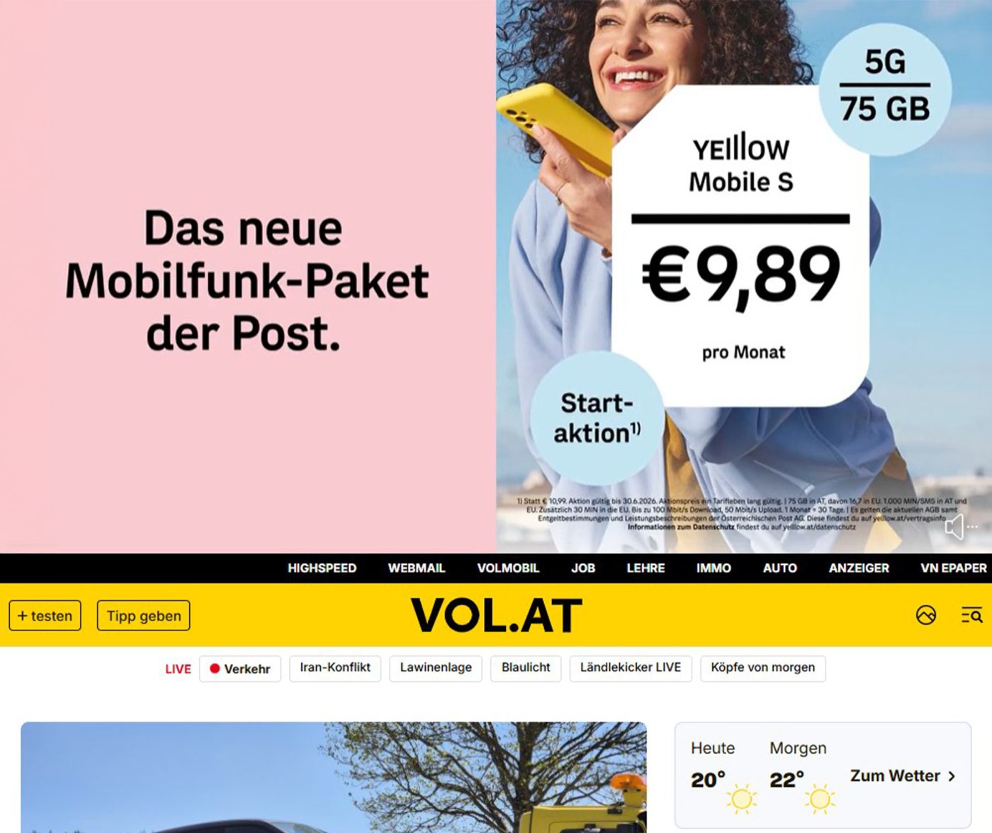 Yelllow Launchkampagne VOL